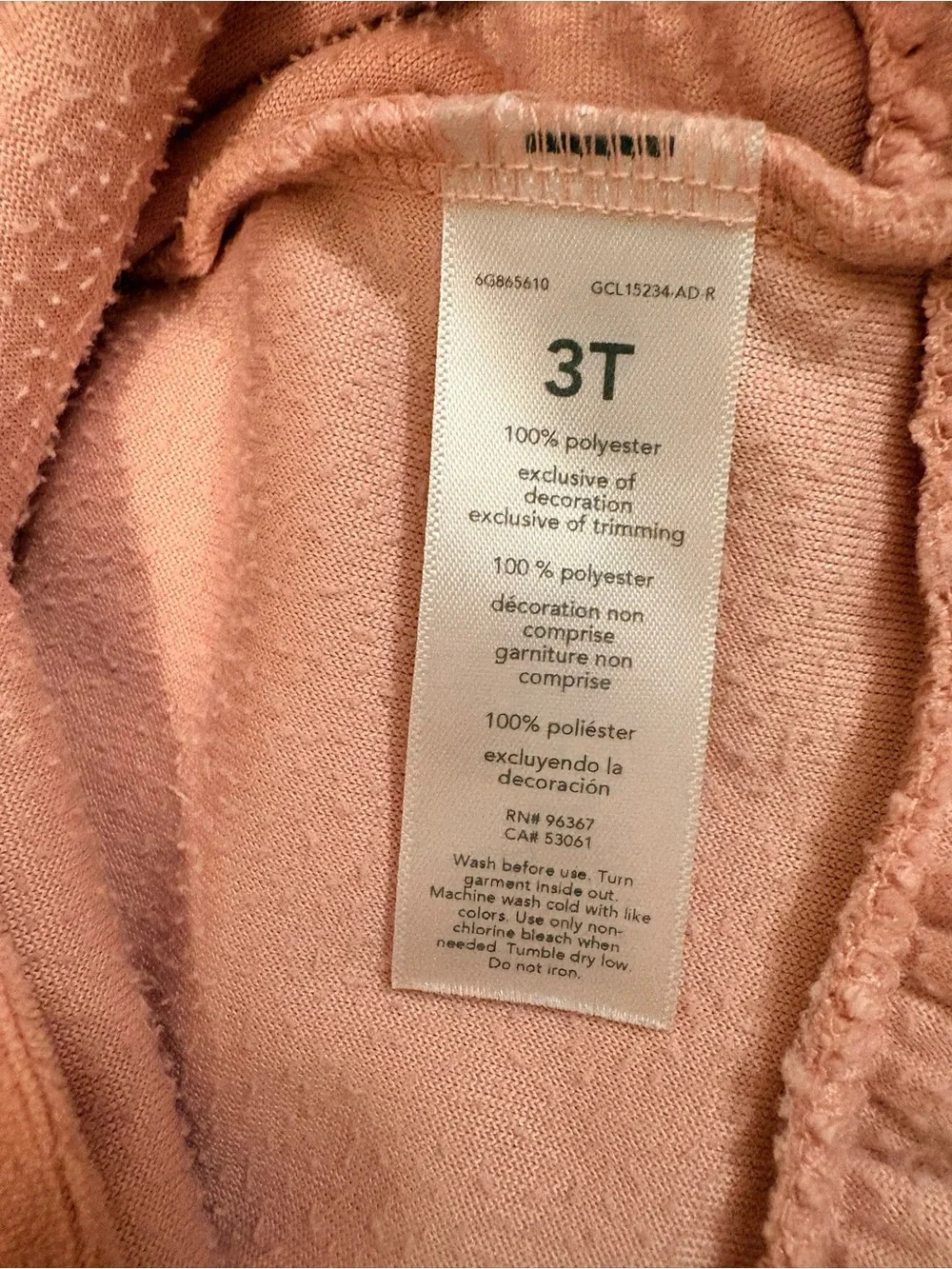 OshKosh B’gosh Pink Crushed Velvet Peplum Top Gold Bow 3T